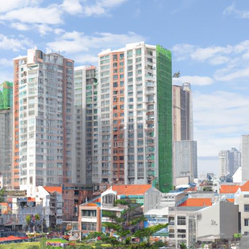 Các tòa nhà chung cư và nhà ở hiện đại tại Ngõ 559 Kim Ngưu.