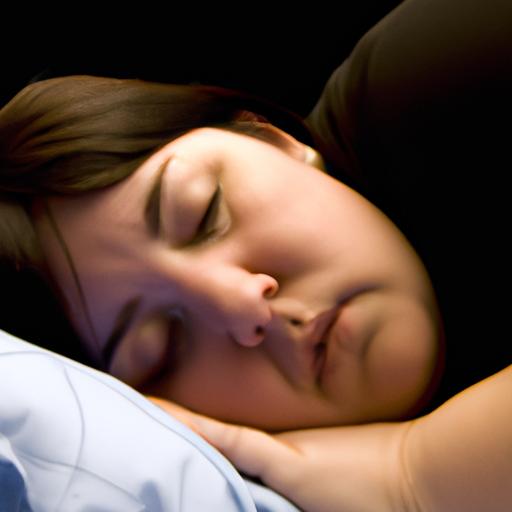 Người đang ngủ với biểu hiện lo lắng trên khuôn mặt.