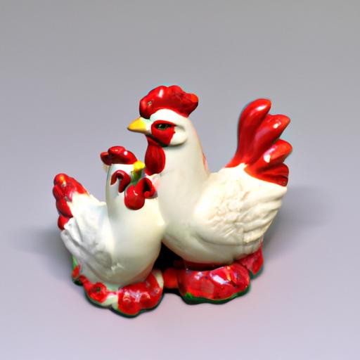 Hai con gà biểu trưng cho may mắn và thành công.